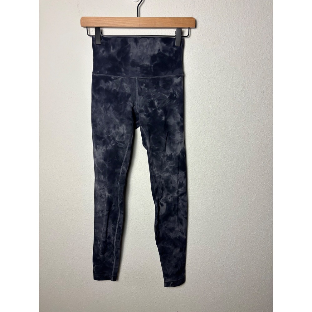 Lululemon Align Pant 28" Diamond Dye Pitch Grey Graphite Grey Size 4 Leggings